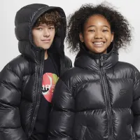 Nike Sportswear Heavyweight Synthetic Fill EasyOn Big детские Therma-FIT Repel Loose Hooded Parka цвет черный