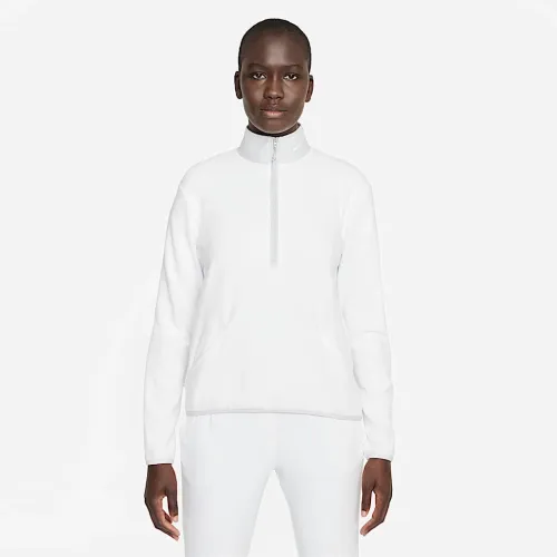 Nike Therma-FIT Victory женская Long-Sleeve 1/2-Zip для гольфа Top цвет белый