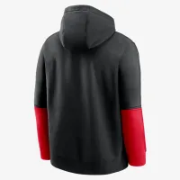 Georgia Bulldogs Sideline Team Issue Club мужские Nike College Pullover Толстовка с капюшоном цвет черный