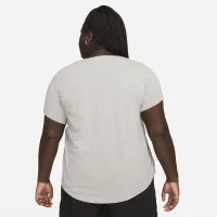 Nike Sportswear Essentials жіноча Logo футболка (великі розміри) колір сірий