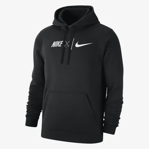 Nike Club Fleece мужские для гольфа Толстовка с капюшоном цвет черный
