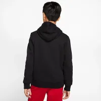 Nike Air Jordan Big детские (для мальчиков) Pullover Толстовка с капюшоном цвет черный