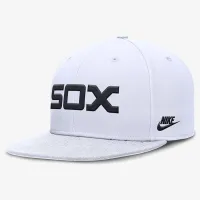 Chicago цвет белый Sox Cooperstown True мужские Nike Dri-FIT MLB Fitted Hat цвет белый