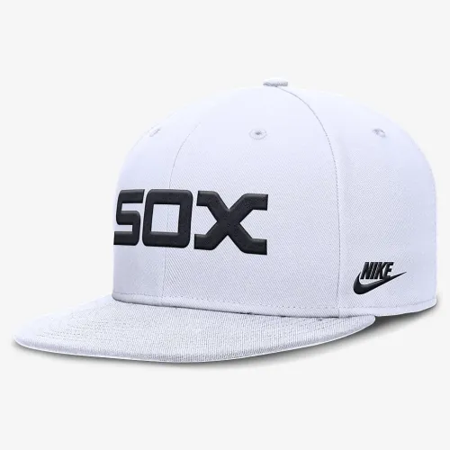 Chicago цвет белый Sox Cooperstown True мужские Nike Dri-FIT MLB Fitted Hat цвет белый