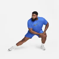 Nike Dri-FIT чоловічі Fitness футболка блакитний