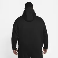 Nike Solo Swoosh чоловічі Fleece Толстовка з капюшоном колір чорний