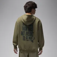 Nike Jordan Brooklyn Fleece чоловічі Pullover Толстовка з капюшоном колір зелений