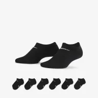 Nike Dri-FIT Performance Basics Little дитячі No-Show шкарпетки (6 пар) колір чорний