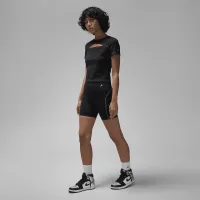 Nike Jordan Sport жіноча шорти колір чорний