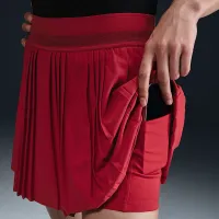 NikeCourt Advantage женская Dri-FIT Pleated Tennis юбка цвет красный