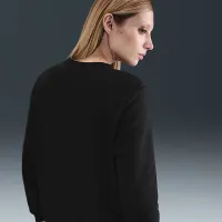 Nike Sportswear Club Fleece женская Graphic Crew-Neck свитшот цвет черный