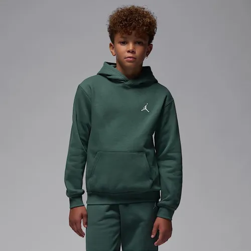 Nike Jordan Brooklyn Fleece Big детские Pullover Толстовка с капюшоном цвет зеленый