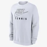 Nike Swoosh Club Fleece чоловічі Tennis Pullover Crew-Neck світшот колір білий