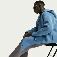 Nike Tech чоловічі Color-Block Open-Hem Fleece Pants колір чорний