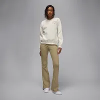 Nike Jordan Brooklyn Fleece женская Crew-Neck Pullover цвет белый