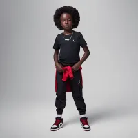 Nike Jordan Little детские Jumpman Air Embroideцвет красный футболка цвет черный