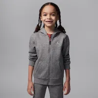 Nike Jordan Brooklyn Fleece Little детские 2-Piece Full-Zip Толстовка с капюшоном набор цвет серый