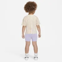 Nike Happy Camper Toddler Bike шорты набор цвет фиолетовый