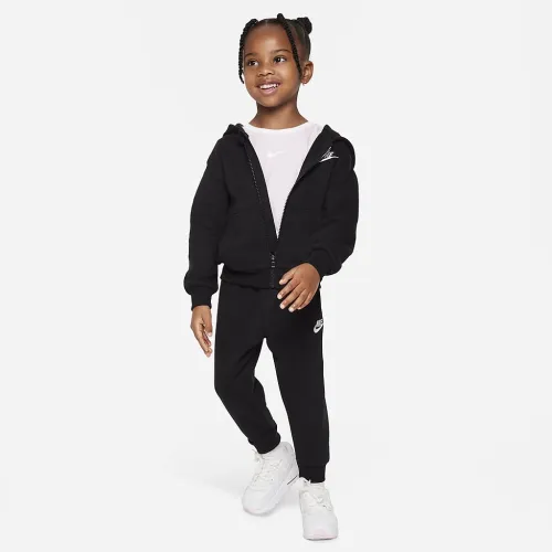 Nike Full-Zip Club набор Toddler 2-Piece Толстовка с капюшоном набор цвет черный