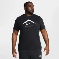 Nike Dri-FIT чоловічі Trail Running футболка колір чорний