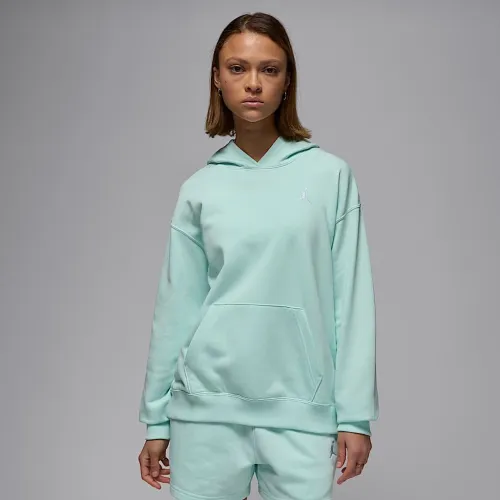 Nike Jordan Brooklyn Fleece жіноча Pullover Толстовка з капюшоном колір зелений