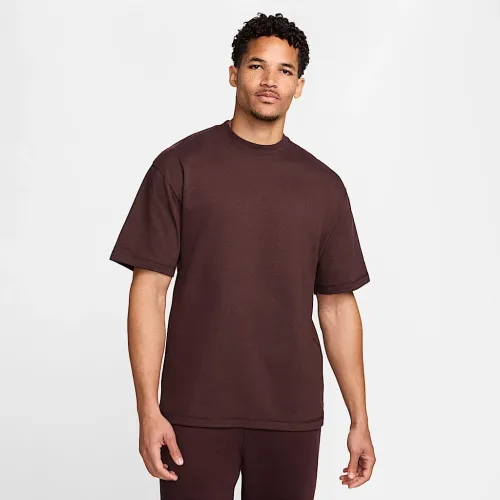 Nike Wool Classics Short-Sleeve футболка колір коричневий