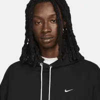 Nike Solo Swoosh мужские Fleece Pullover Толстовка с капюшоном цвет черный