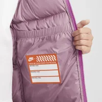 Nike Sportswear Heavyweight Synthetic Fill EasyOn Big дитячі Therma-FIT Repel Loose Hooded Parka колір фіолетовий
