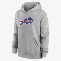 Buffalo Bills Club женская Nike NFL Pullover Толстовка с капюшоном цвет серый
