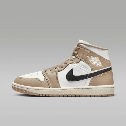 Nike Air Jordan 1 Mid жіноча Кросівки колір білий