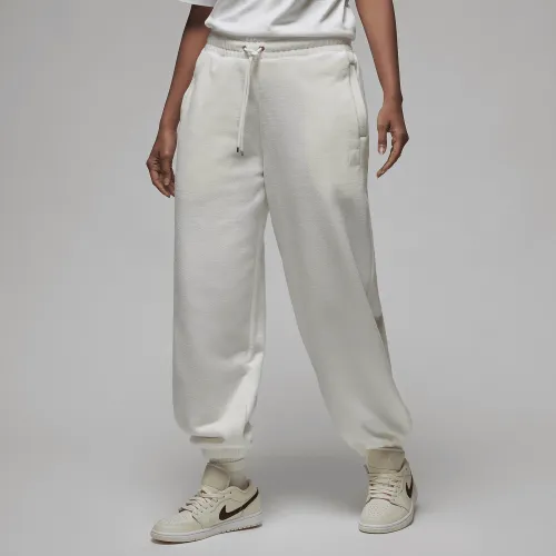 Nike Jordan Flight Fleece женская Winterized Pants цвет белый