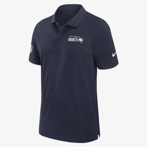 Seattle Seahawks Sideline мужские Nike Dri-FIT NFL Polo синий