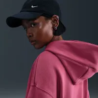 Nike Sportswear Phoenix Fleece жіноча оверсайз Pullover Толстовка з капюшоном колір фіолетовий