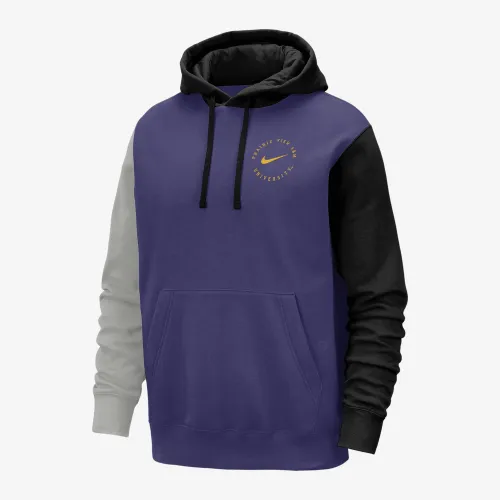Prairie View A&M Club Fleece чоловічі Nike College Толстовка з капюшоном колір фіолетовий
