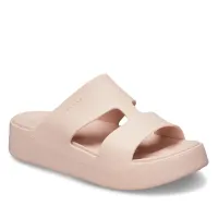 Шльопанці Crocs Getaway Platform H-Strap 209409-6UR - Рожеві