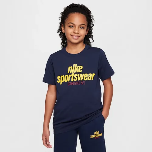 Nike Sportswear Big дитячі футболка блакитний