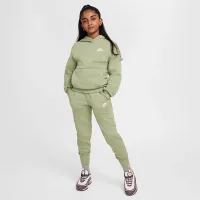 Nike Sportswear Club Fleece Big дитячі (Girls') З високою талією Fitted Pants колір зелений
