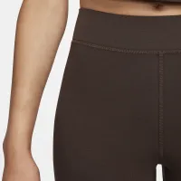 Nike Sportswear Classic жіноча З високою талією 7/8 лосіни колір коричневий