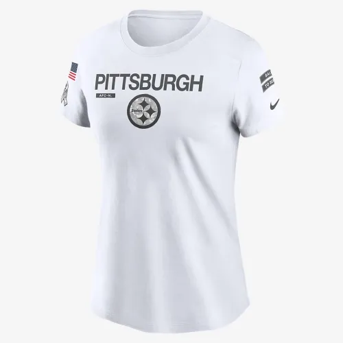 Pittsburgh Steelers Salute to Service Legend жіноча Nike NFL футболка колір білий