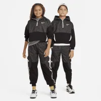Nike Outdoor Play Big дитячі оверсайз 1/2-Zip Толстовка з капюшоном колір чорний
