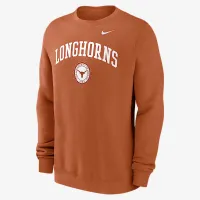 Texas Longhorns Arched Seal чоловічі Nike College Pullover Crew Orange
