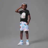 Nike Jordan Dri-FIT Essentials Little детские Summer Pack Printed Mesh шорты цвет белый