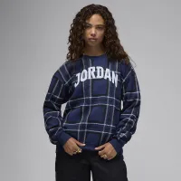 Nike Jordan Brooklyn Fleece жіноча Graphic Crew-Neck світшот блакитний