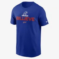 мужские Nike NFL футболка Buffalo Bills 2024 NFL Playoffs синий
