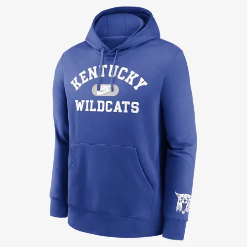 Kentucky Wildcats Legacy Club Foundational чоловічі Nike College Pullover Толстовка з капюшоном блакитний