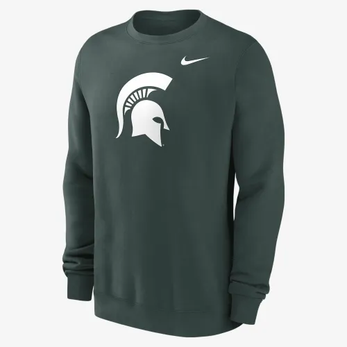 Michigan State Spartans Primetime Everколір зелений Logo чоловічі Nike College Pullover Crew колір зелений