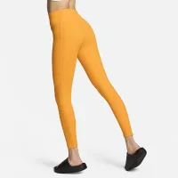 Nike One жіноча З високою талією 7/8 лосіни з кишенямиYellow