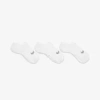 Nike Everyday Plus Lightweight женская тренировочные Footie носки (3 пары) цвет белый