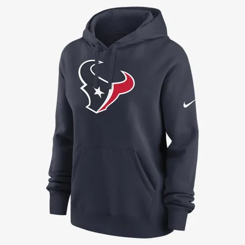 Houston Texans Club женская Nike NFL Pullover Толстовка с капюшоном синий