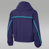 Nike Charlotte Hornets Courtside Statement Edition жіноча Jordan NBA Fleece Pullover Толстовка з капюшоном колір фіолетовий